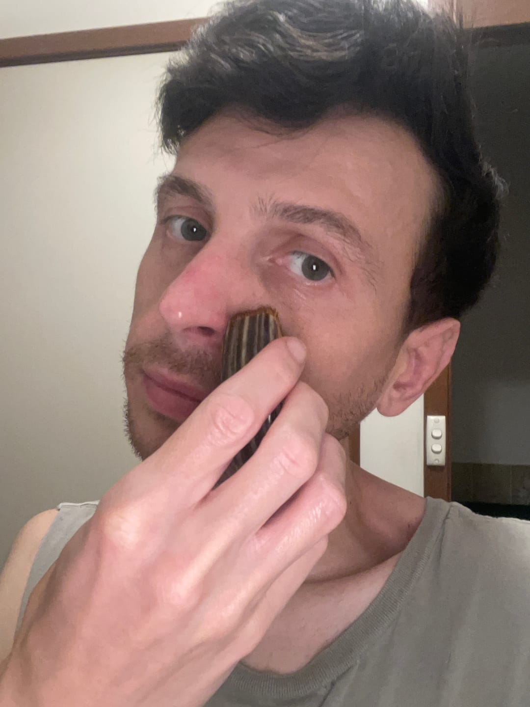 Customer photo review of The Naked Skin™ Lymphatic Contour Brush