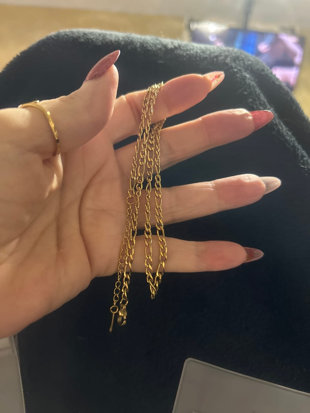 Customer photo review of Havana Link Necklace (Bundle)