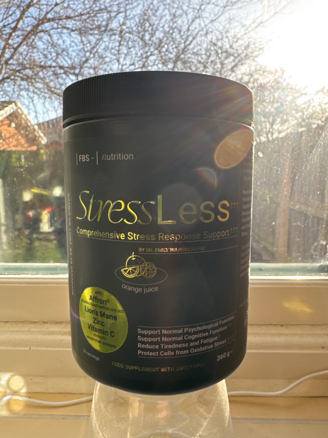 Customer photo review of StressLess By Dr Emily Wilkinson - 30 Servings