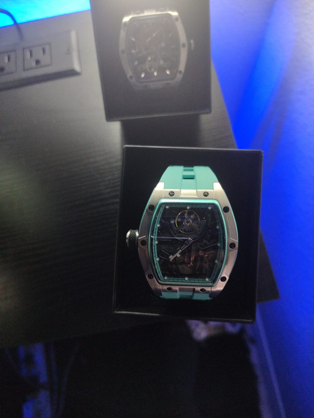 Customer photo review of JC-9-198G-1 Automatic Tourbillon Skeleton Men’s Watch