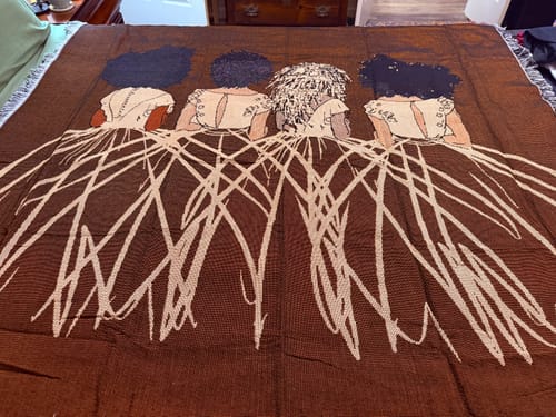 Customer photo review of Royal Woven Throw