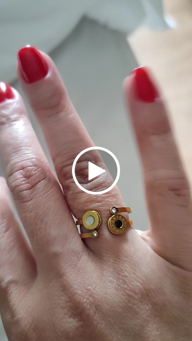 Customer video review of Anel Romanos Venice Banhado em Ouro 18K