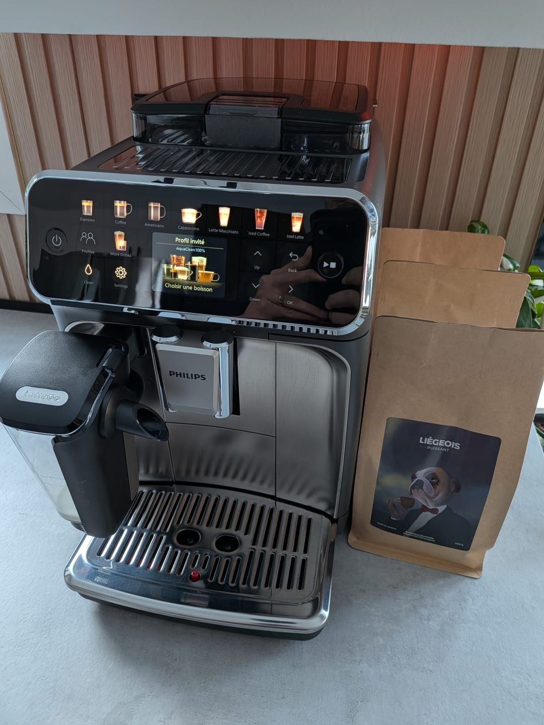 Customer photo review of Philips - Series 5500 LatteGo EP5544/90
