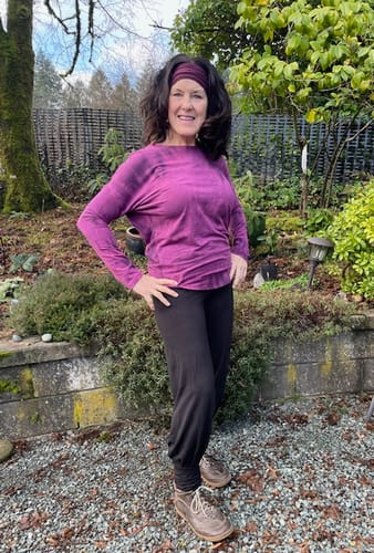 Customer photo review of New Moon Top - Shibori