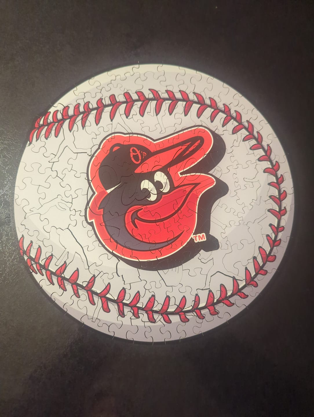 Customer photo review of Baltimore Orioles™ - Wooden Puzzle