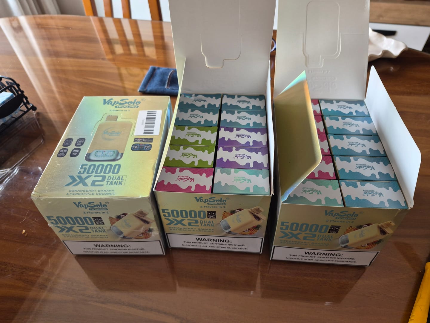Customer photo review of VAPSOLO TWINS PRO 50K | Doble Sabor