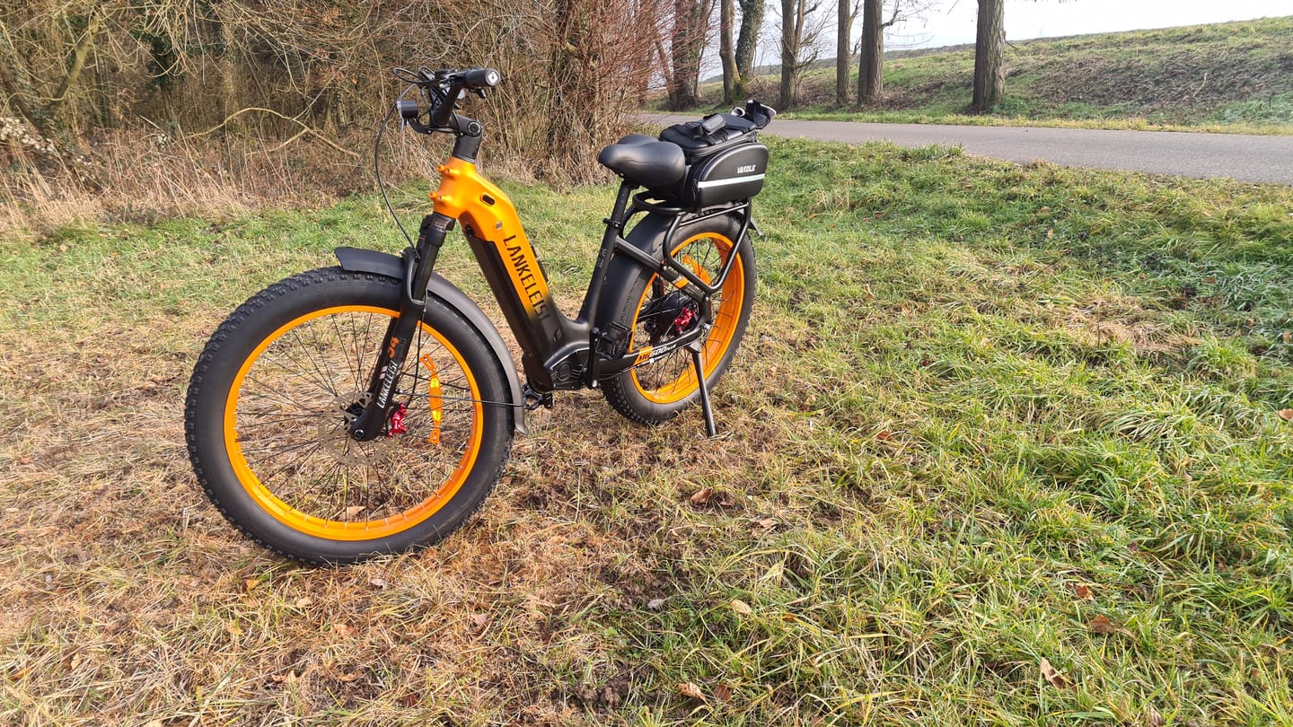 Customer photo review of Vakole Waterproof Bike Rack Bag With Large Capacity(17-35L) [Pre-Order]