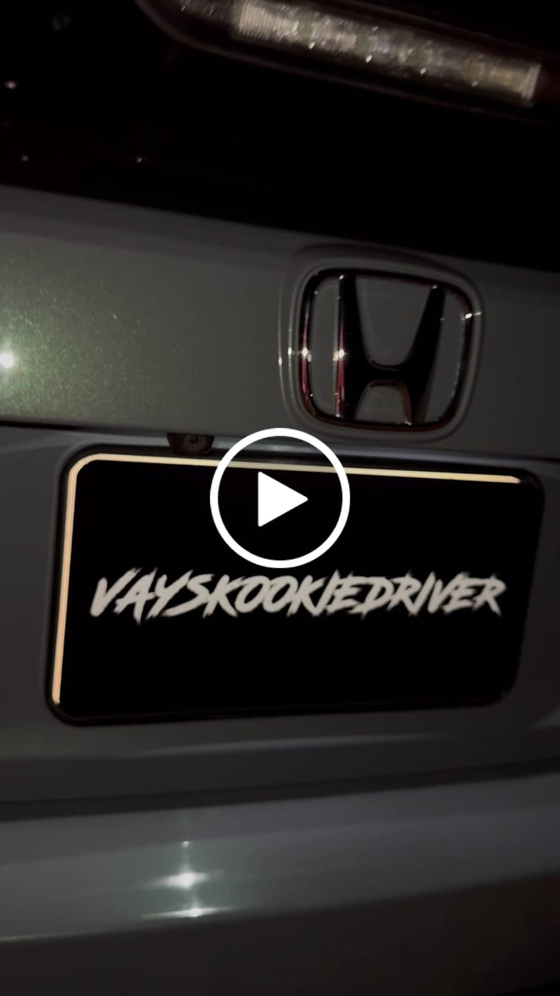 Customer video review of Create Your Own Custom Magnetic License Plate Cover