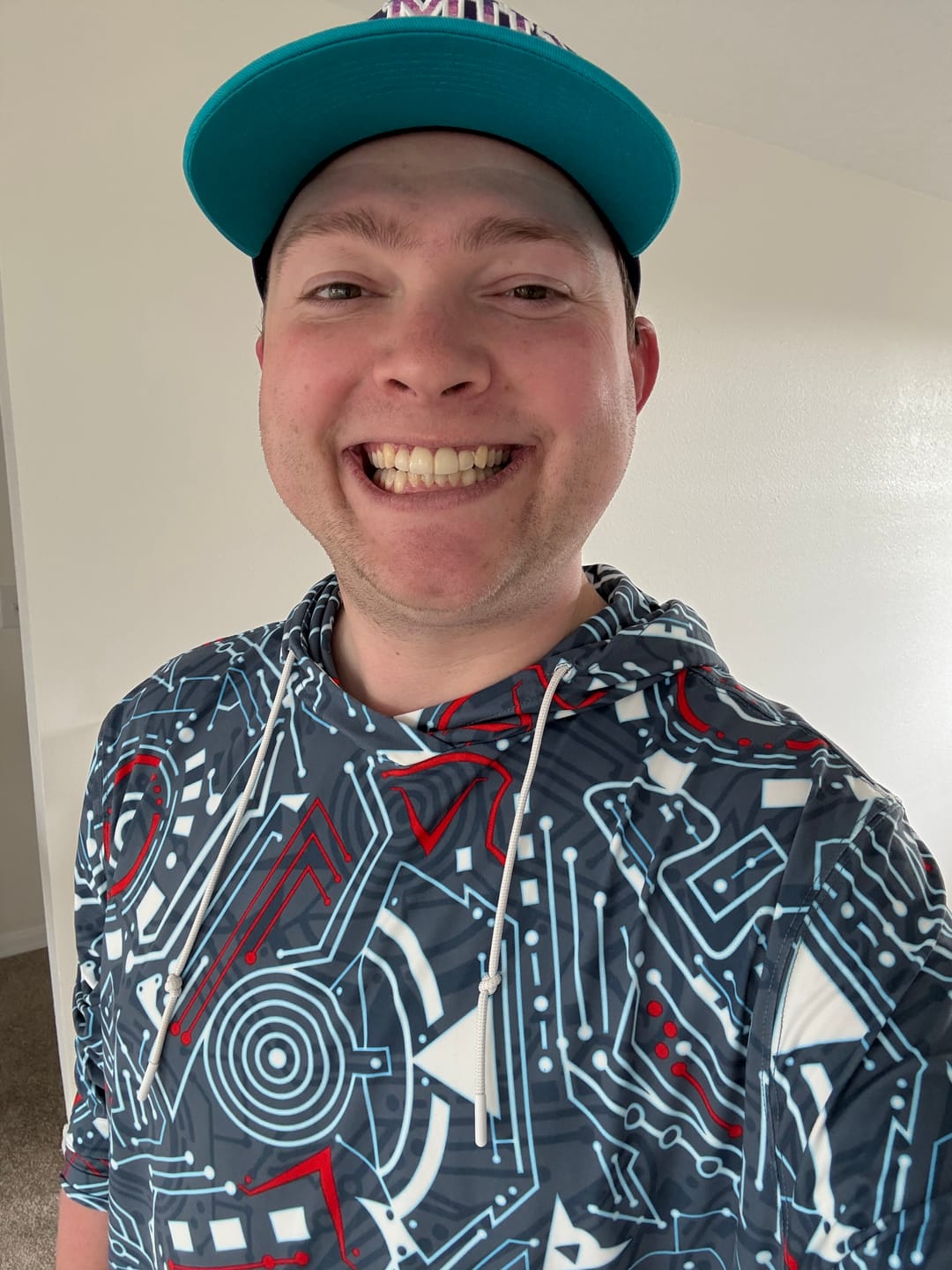 Customer photo review of Disney's Tron "Greetings Programs" – Performance Hoodie