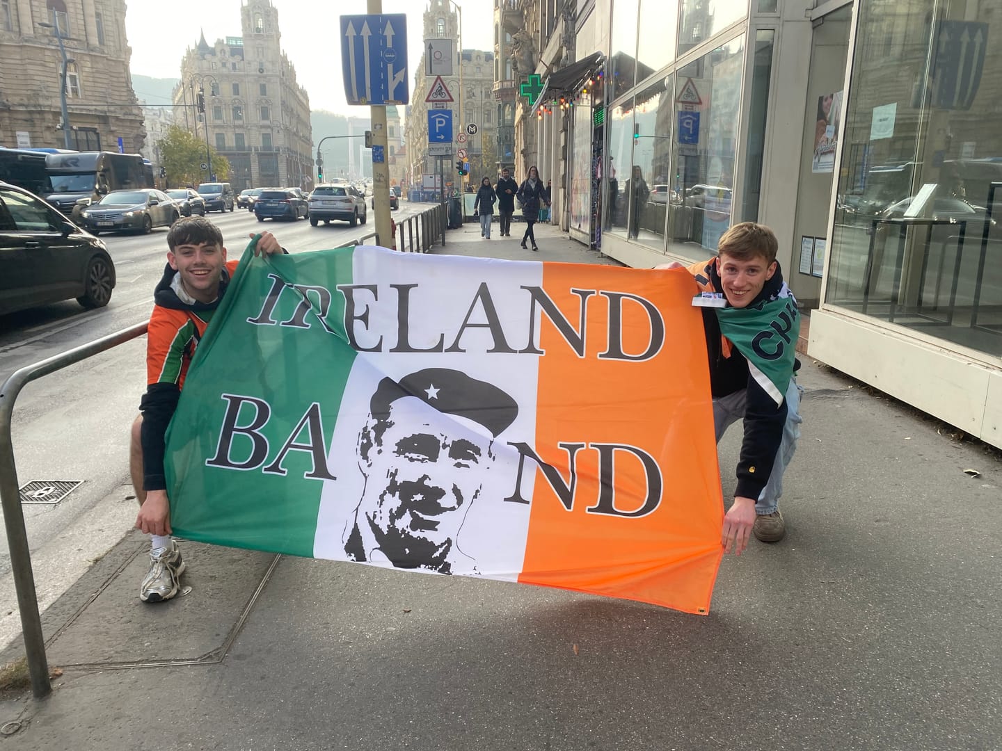 Customer photo review of Personalised Standard Flag