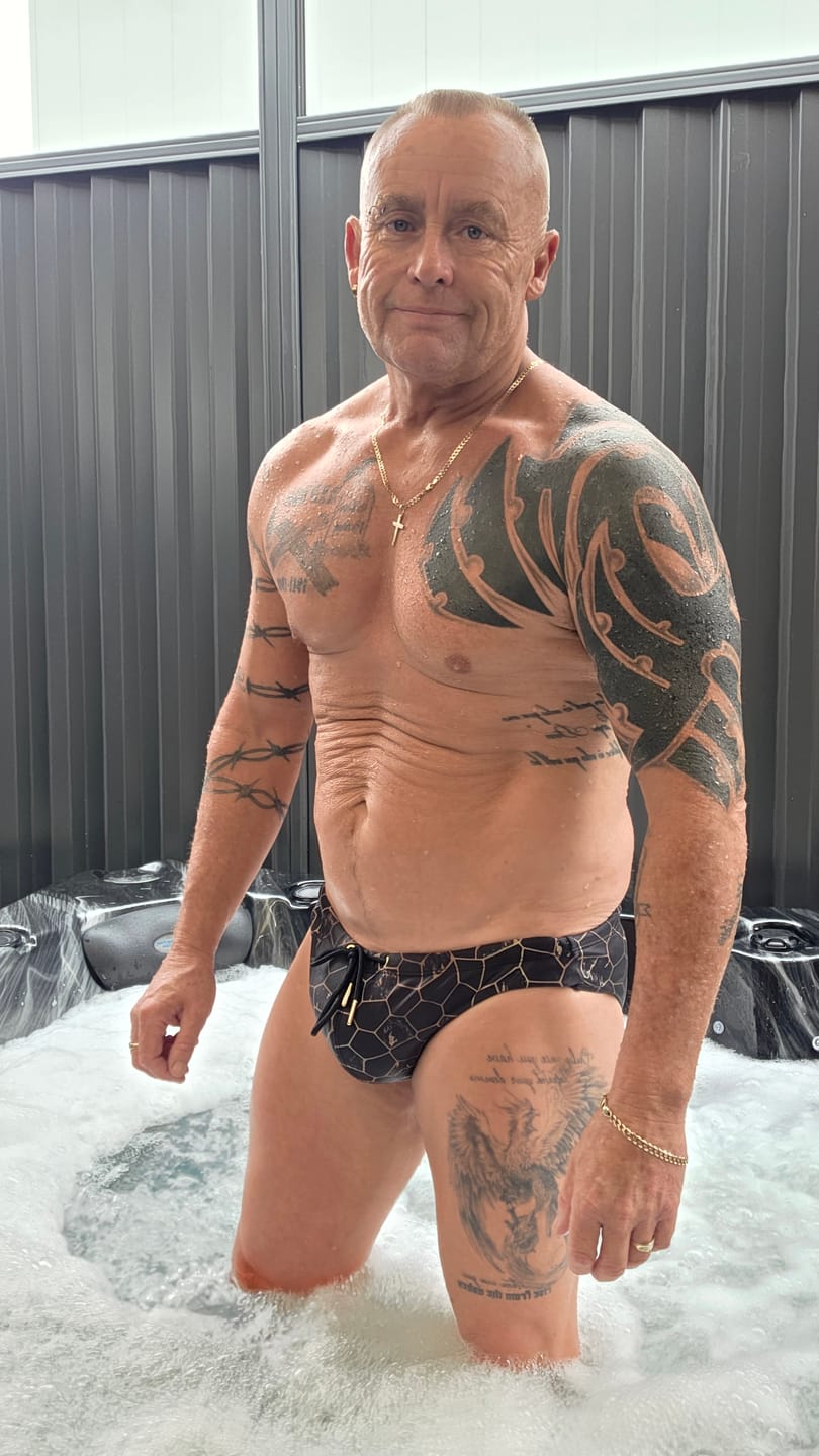 Customer photo review of Limited Edition- Dark Emperador- Low-Rise Enhancing Swim Brief