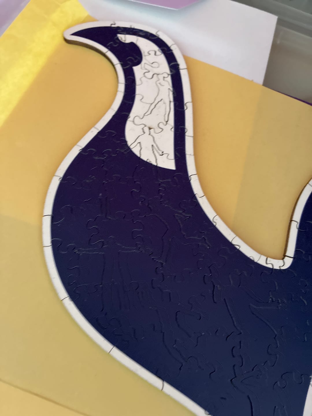 Customer photo review of Tottenham Hotspur FC® Logo - Wooden Puzzle