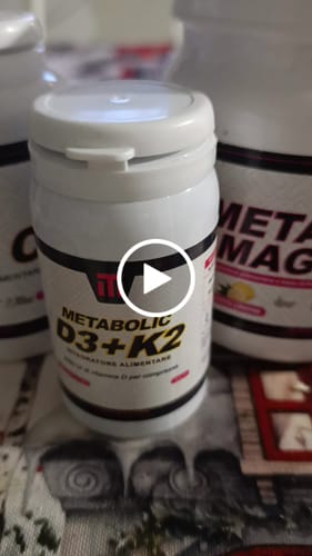 Customer video review of Metabolic D3 + K2 - 200 compresse da 2000 UI