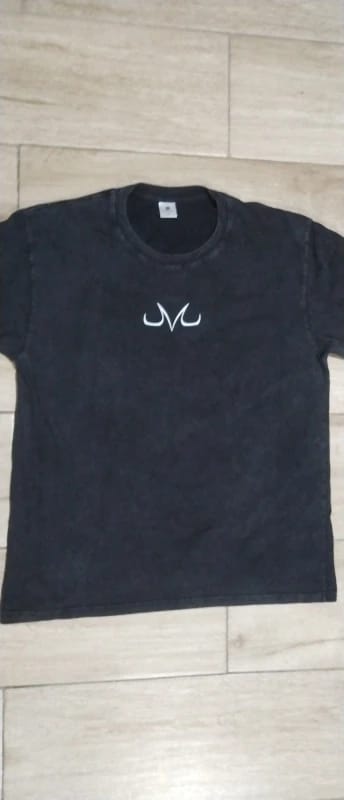 Customer photo review of Majin Vegeta Oversized Acid Wash Tee | Anime Streetwear