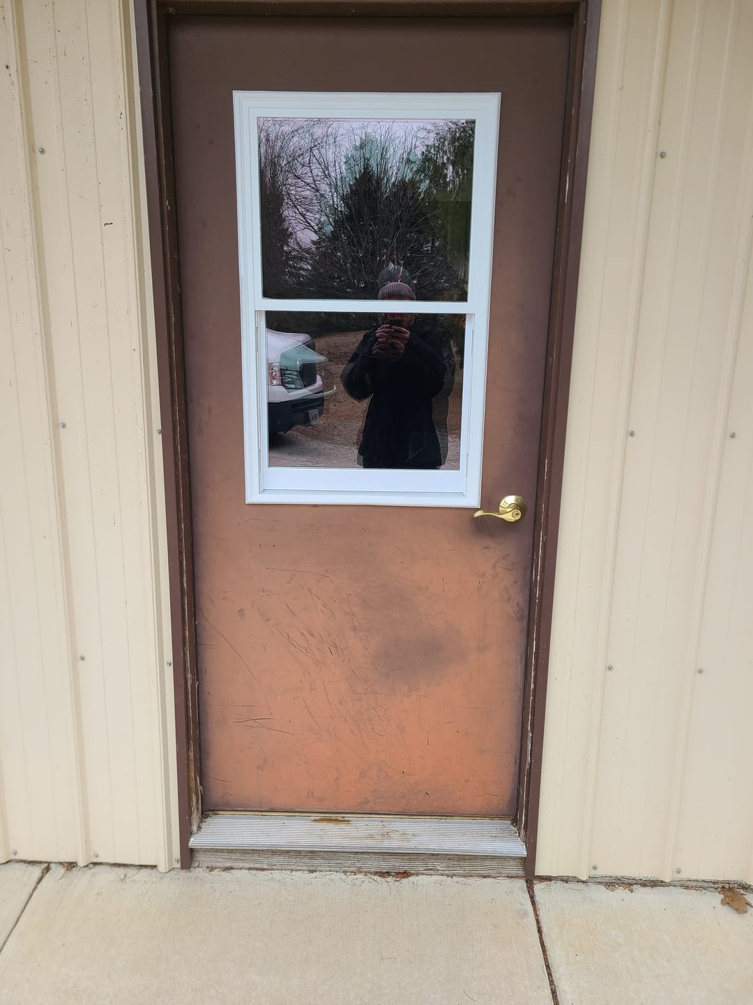Customer photo review of Venting 1 Lite Glass and Frame Kit (Half Lite)