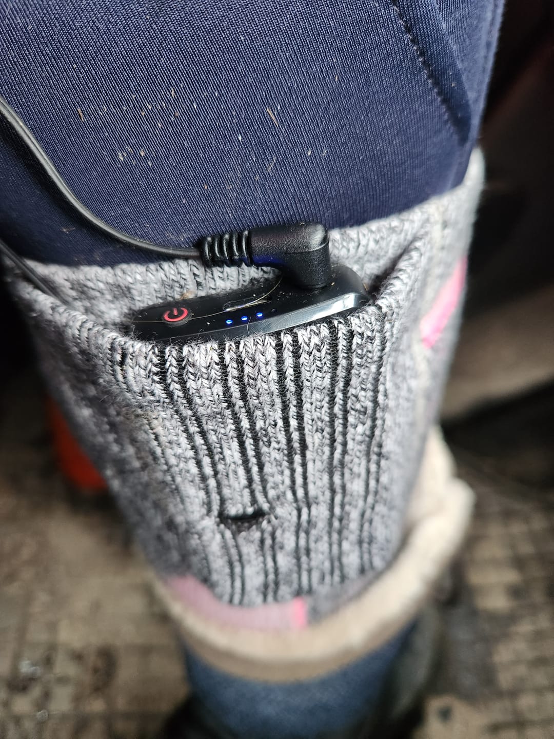 Customer photo review of Powerbank-Paar für beheizte Socken – 3,7 V / 2 A, 2×4.000 mAh