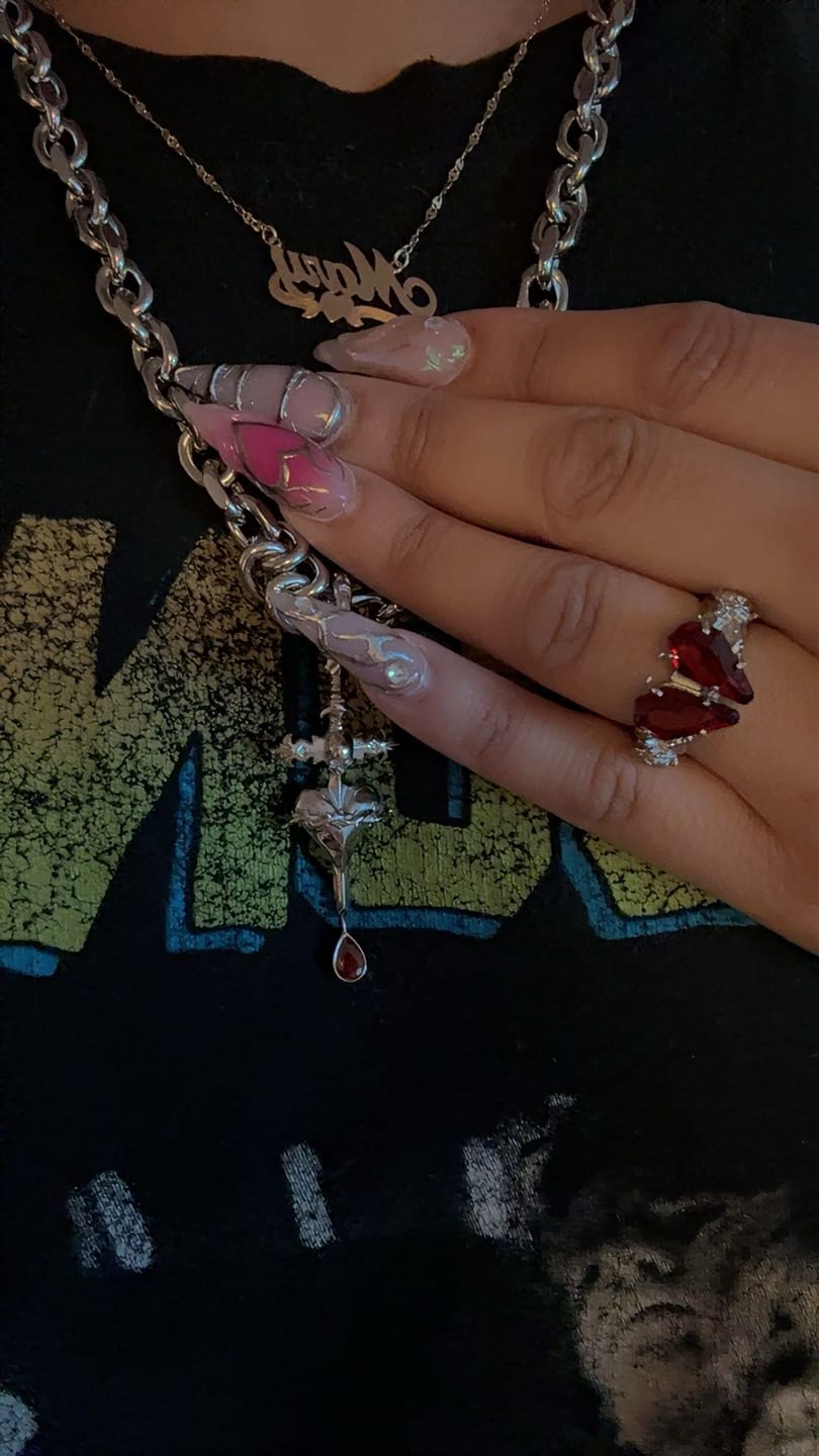 Customer photo review of SACRIFICE PENDANT