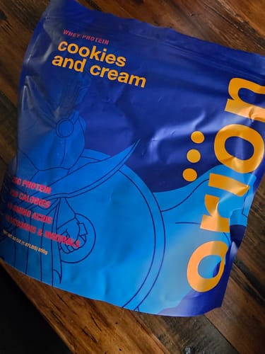 Customer photo review of Whey Protein Powder