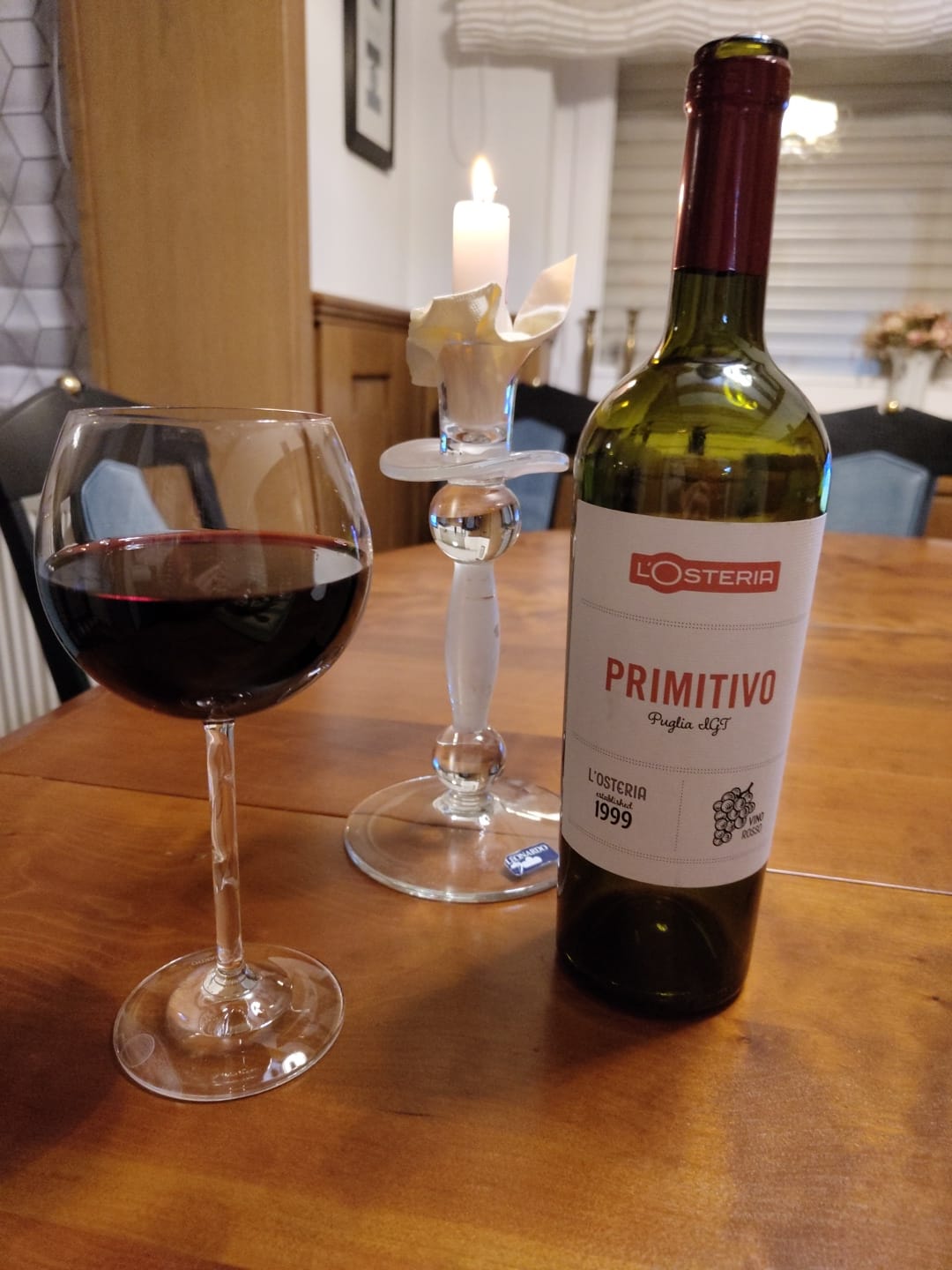 Customer photo review of L'Osteria Primitivo Puglia, 6 Fl. | alc. 13%