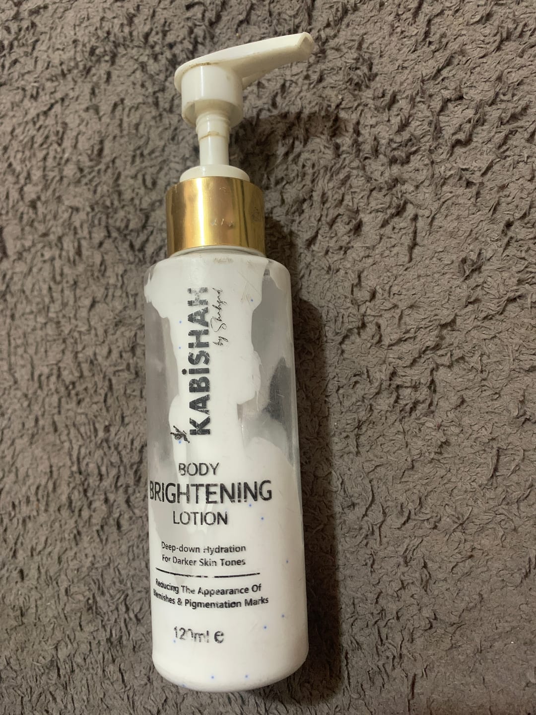 Customer photo review of DazzleSkin Body Hydrating Lotion