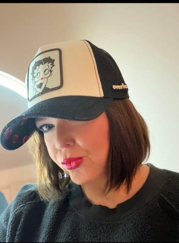 Customer photo review of OVERLORD X Betty Boop: OG Betty Trucker Cap