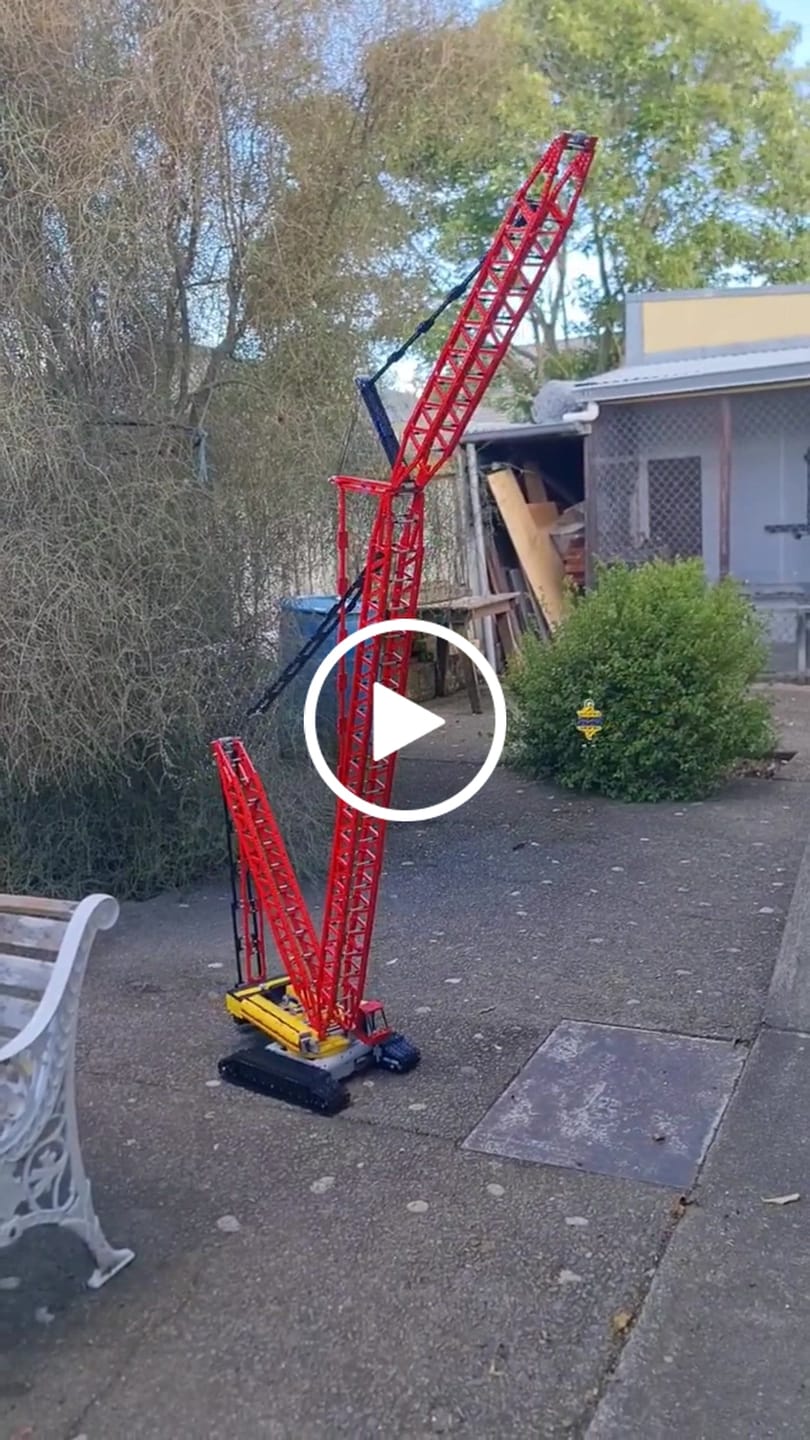 Customer video review of 210cm Mega Dragline Crane – Ultimate Remote Controlled Build (4317pcs)