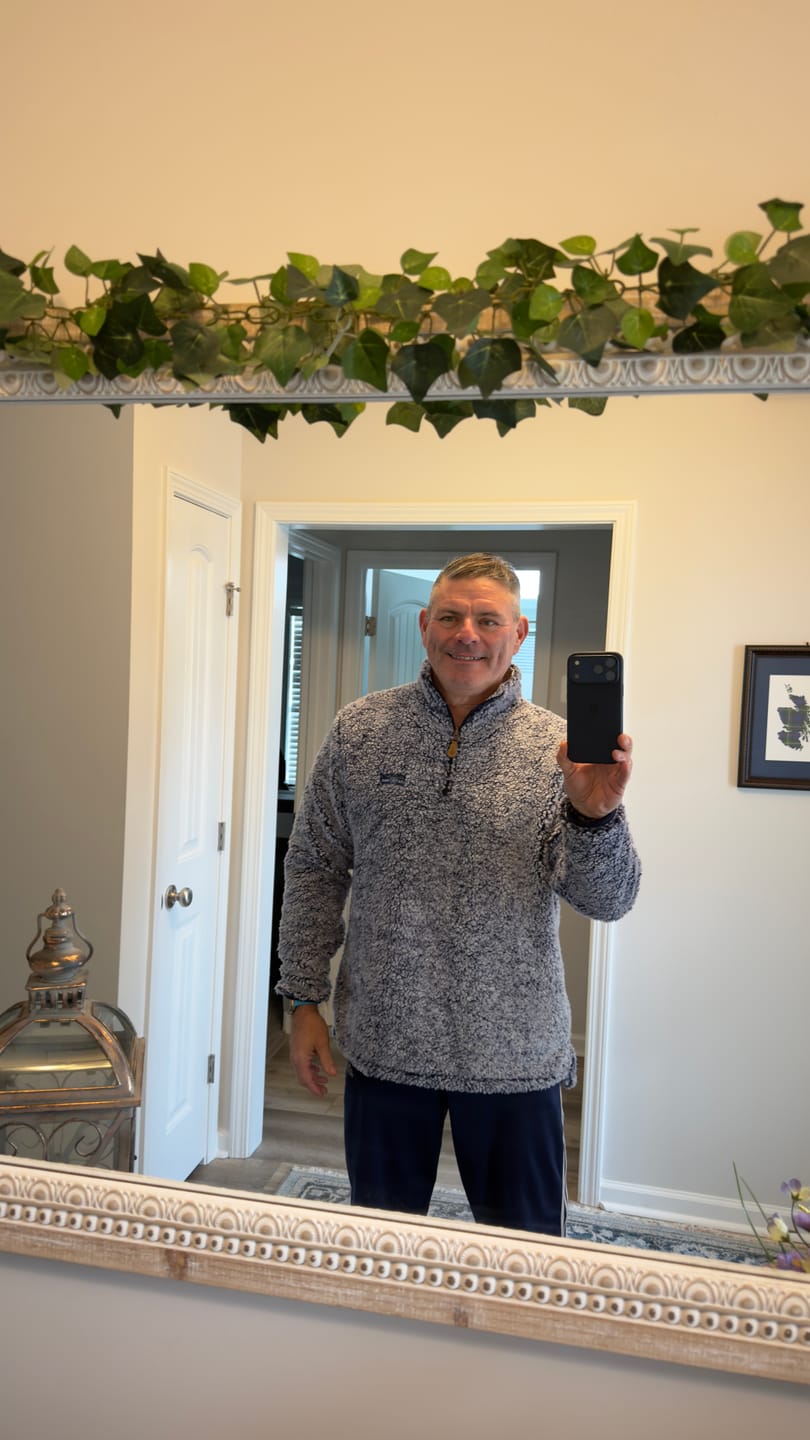 Customer photo review of Reversible Sherpa 1/4 Zip