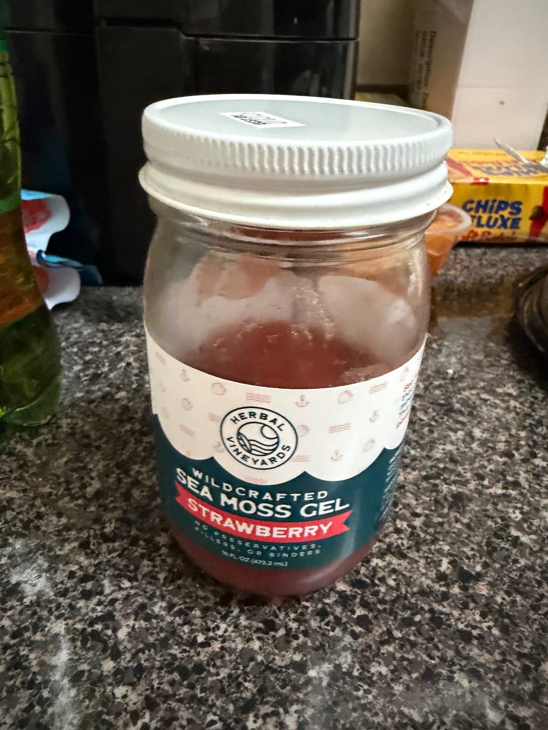 Customer photo review of EXCLUSIVE STRAWBERRY SEA MOSS GEL