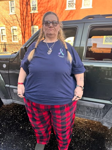 Customer photo review of Suicide Prevention - Round 176 (Unisex Classic Tee | Gildan)