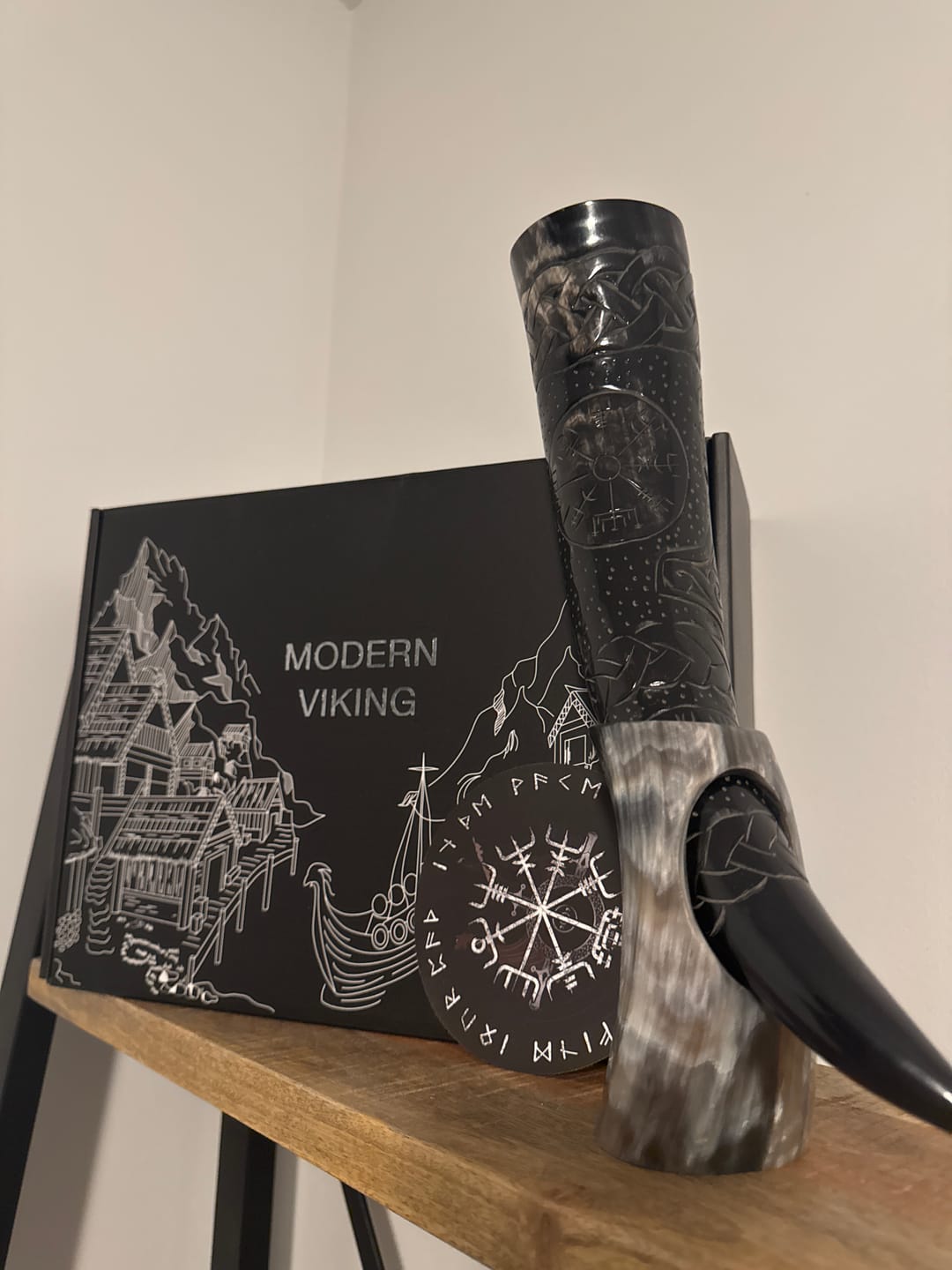 Customer photo review of Ultimate Viking Legend Drinking Horn
