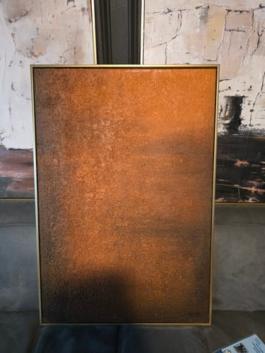 Customer review photo for Plaster Art Texture Painting #SG079