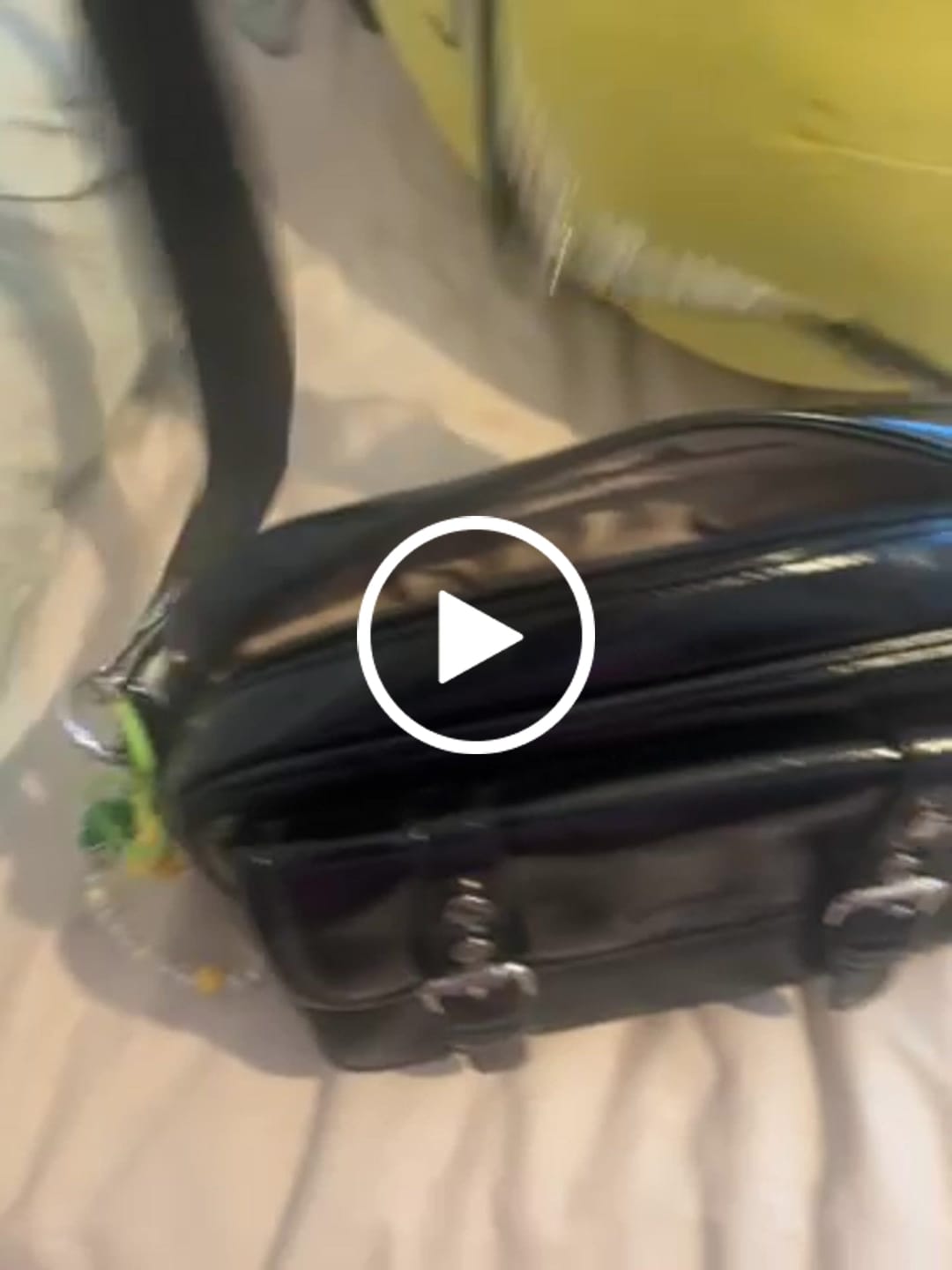 Customer video review of Mia Wide Strap Vegan Leather Crossbody Bag