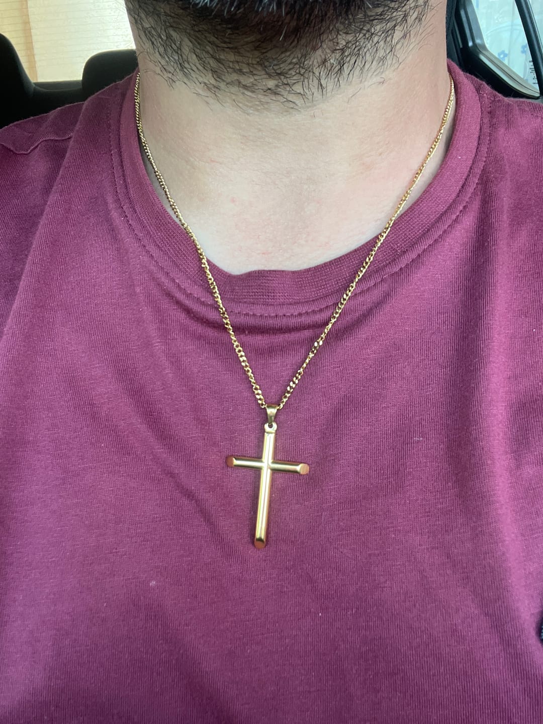 Customer photo review of Collar Eternity SS316L Elect. Oro 18k