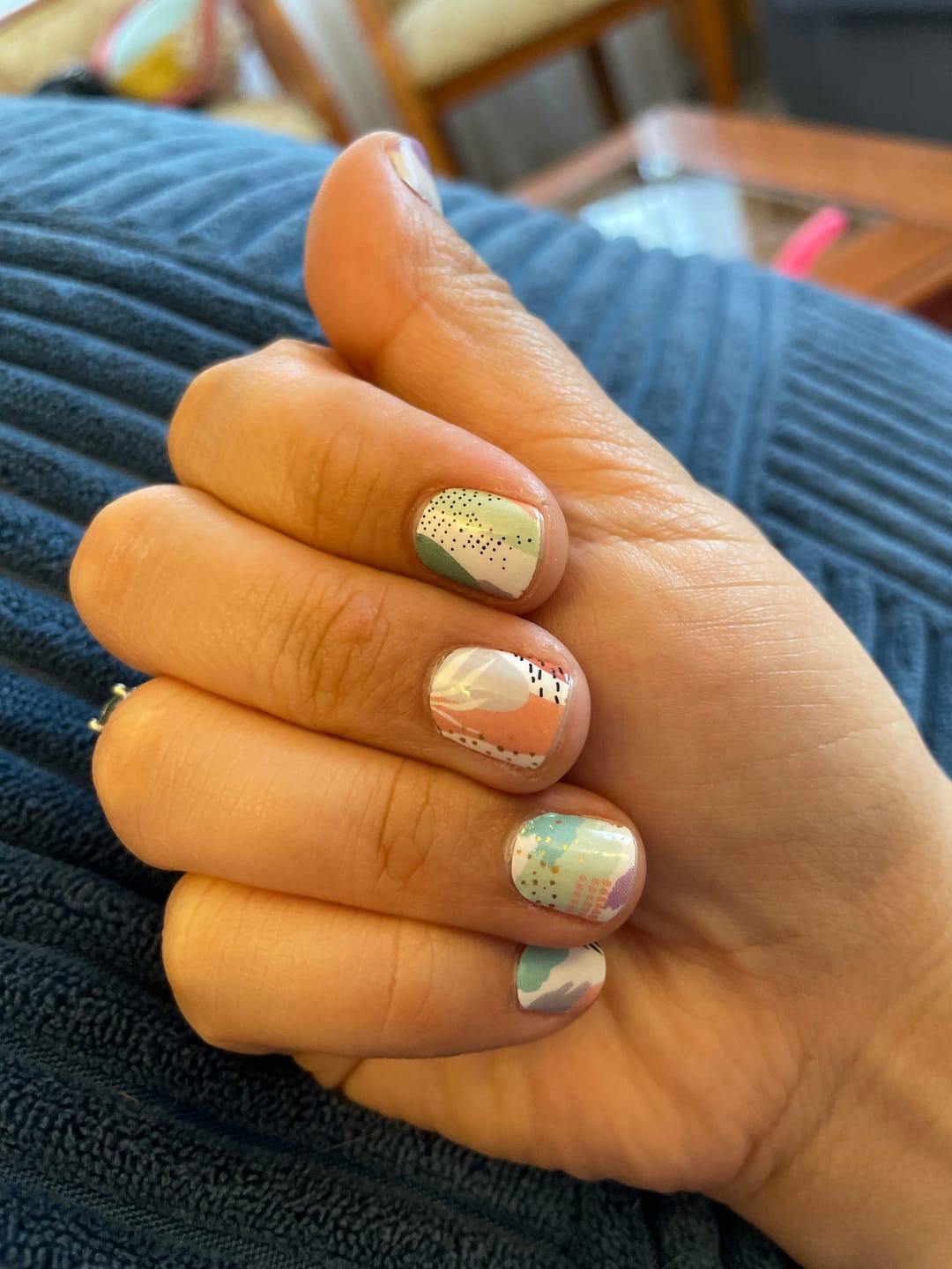 Customer photo review of Tropical Nail | Stickers de Esmalte