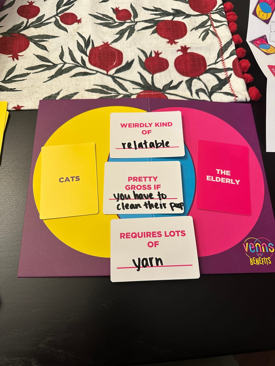 Customer photo review of Venns with Benefits + Puns of Anarchy Bundle