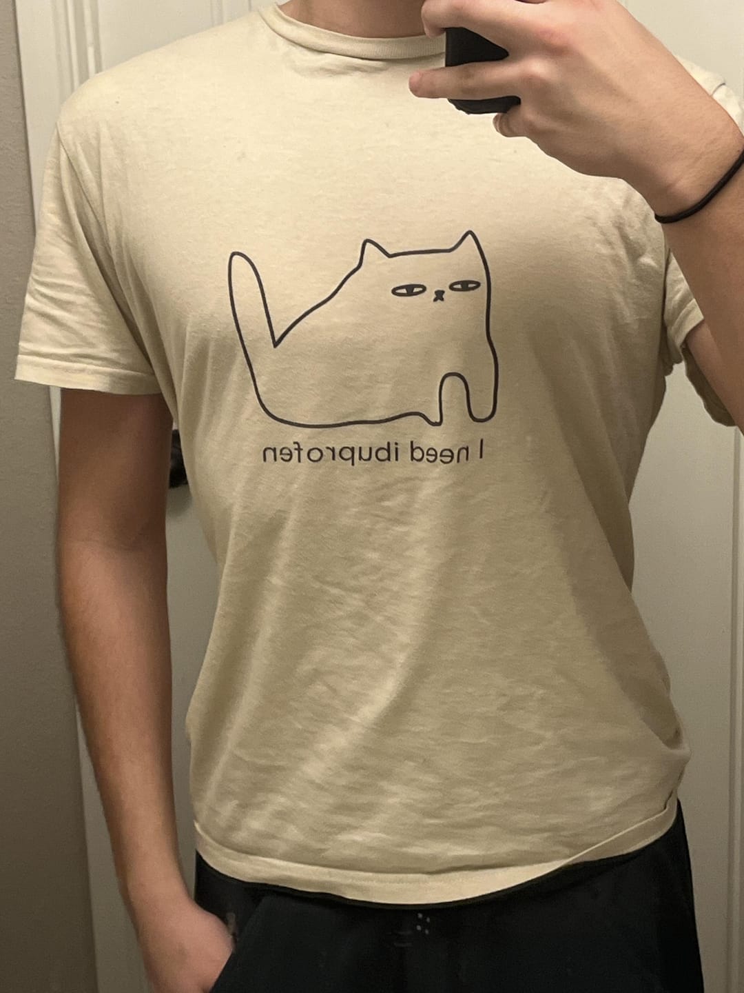 Customer photo review of It's Fine I'm Fine Everything Is Fine Shirt