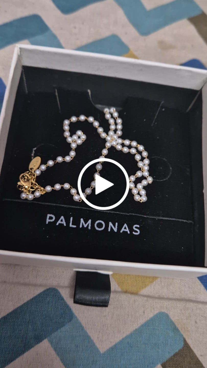 Customer video review of Timeless Beauty Pearl Chain Necklace