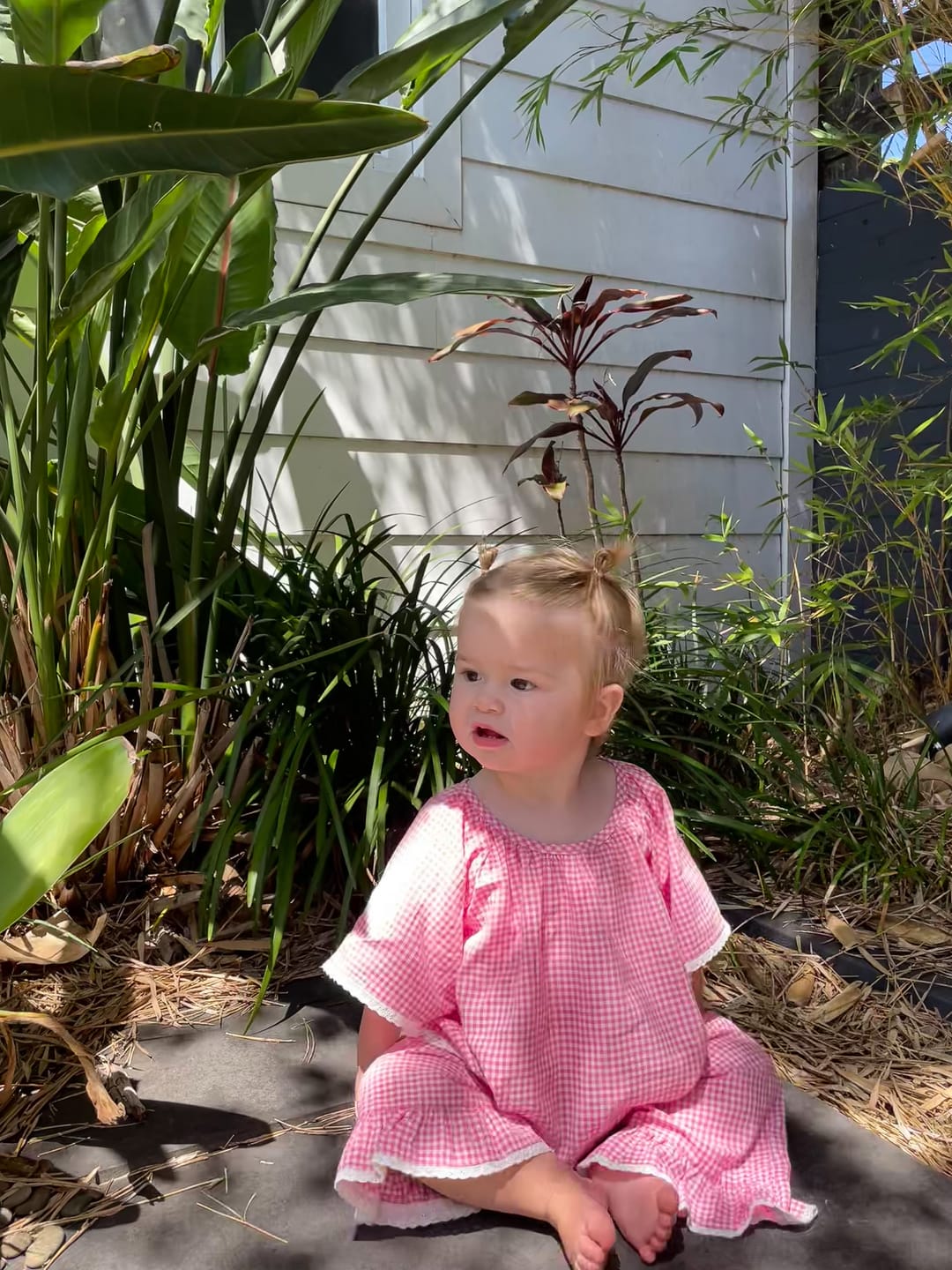 Customer photo review of JUNI JNR - Penny Blouse Strawberry Gingham