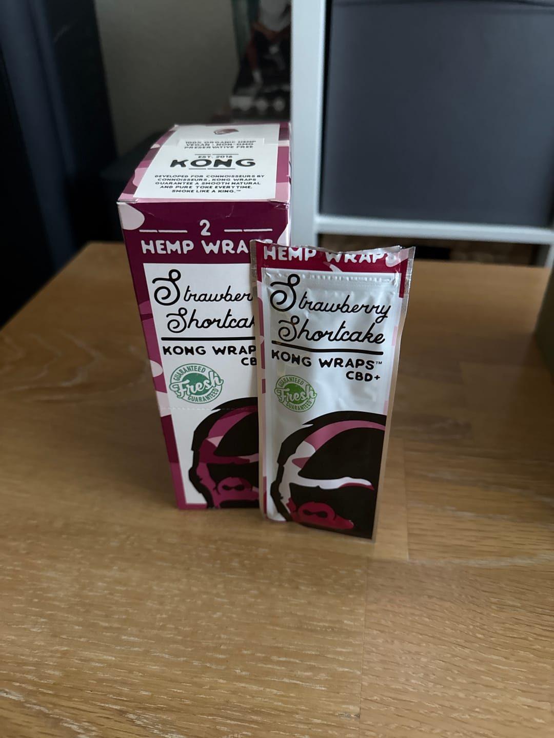 Customer photo review of STRAWBERRY SHORTCAKE HEMP WRAPS