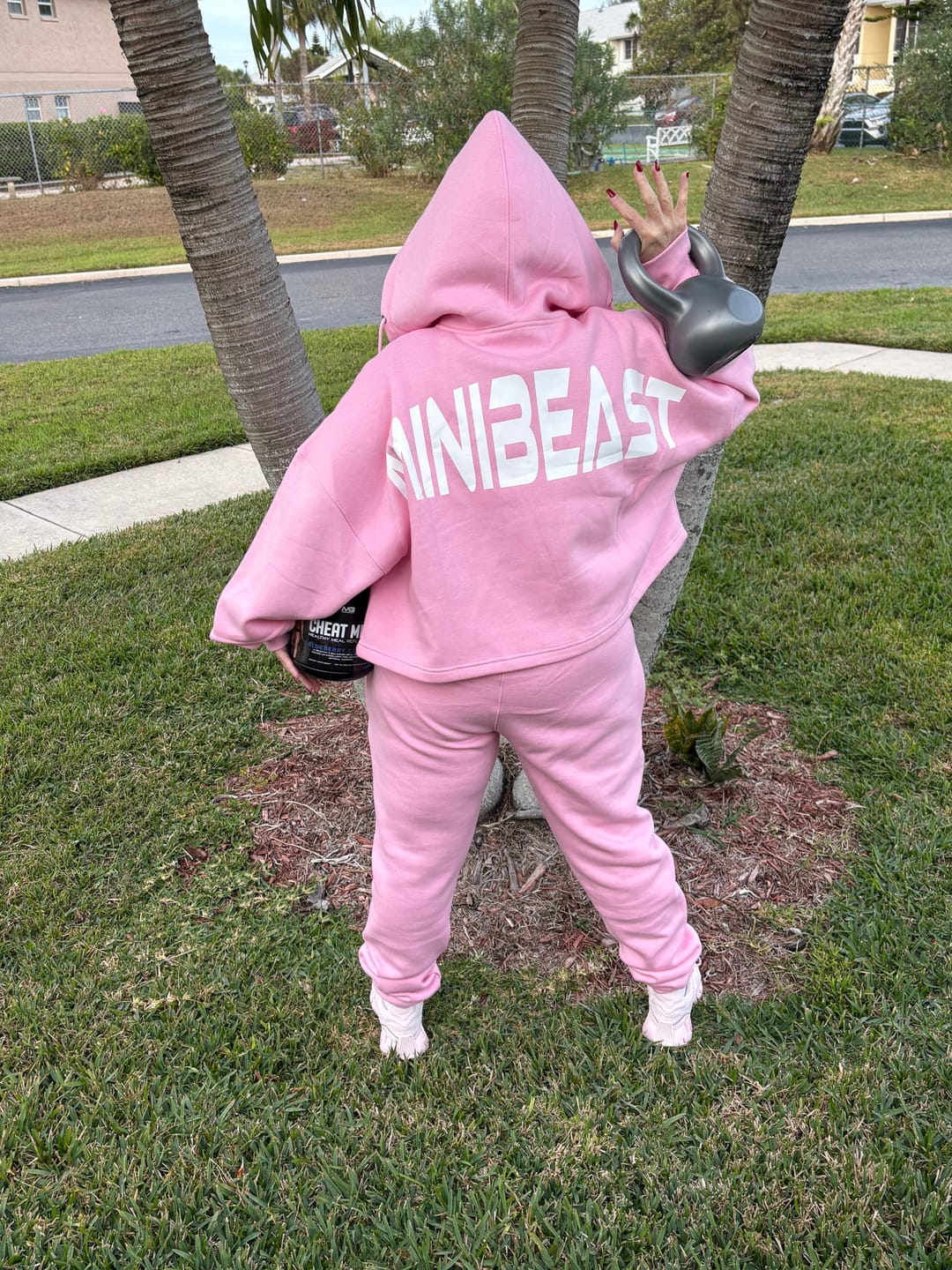 Customer photo review of Boyfriend Cropped Hoodie