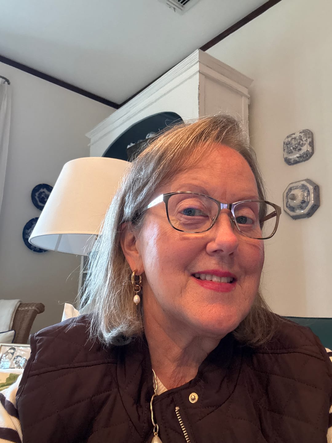 Customer photo review of Bethany Pearl Drop Hoop (Bundle)