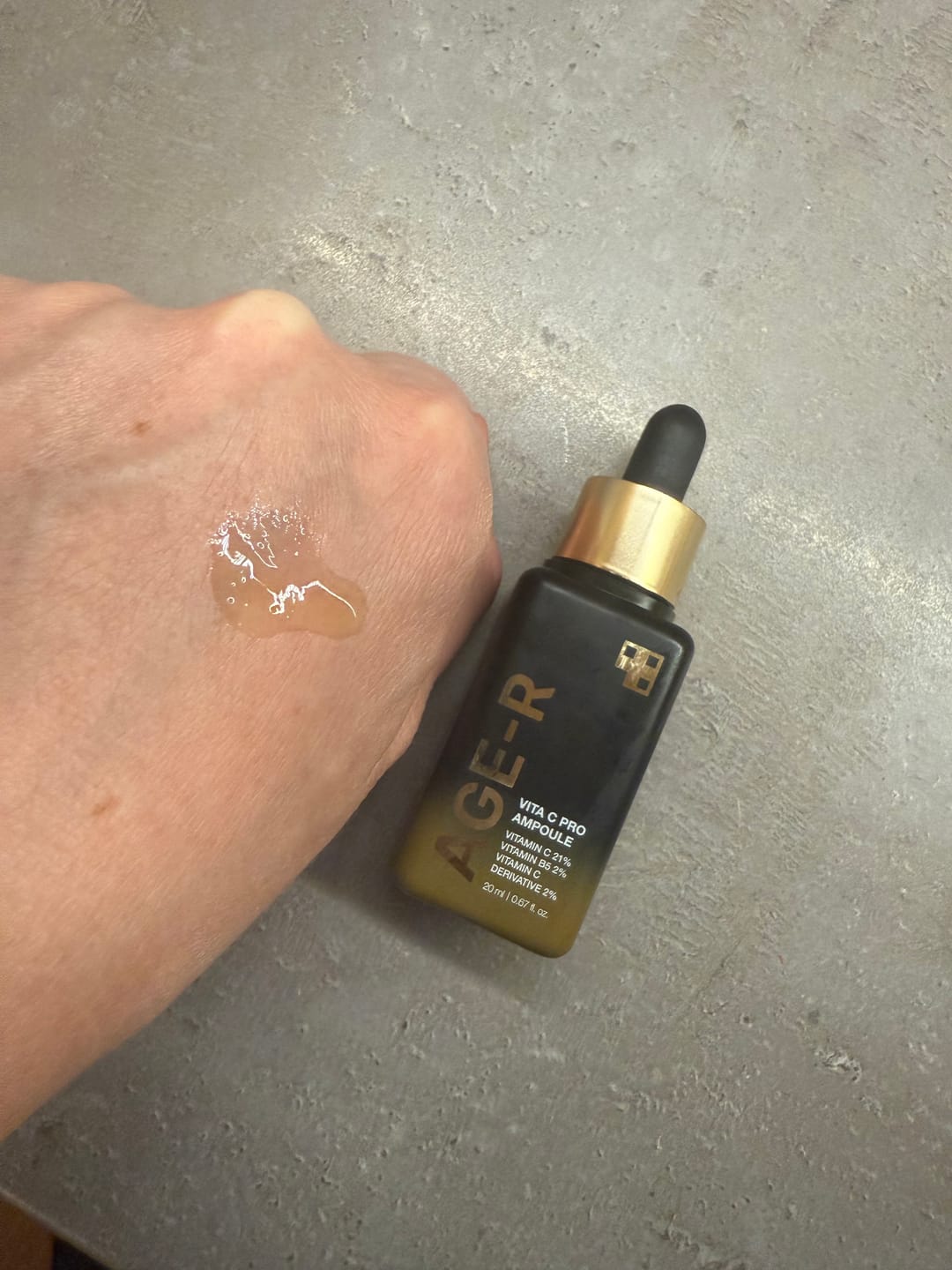 Customer photo review of Balinošs serums Medicube Age-R Vita C Pro Ampoule