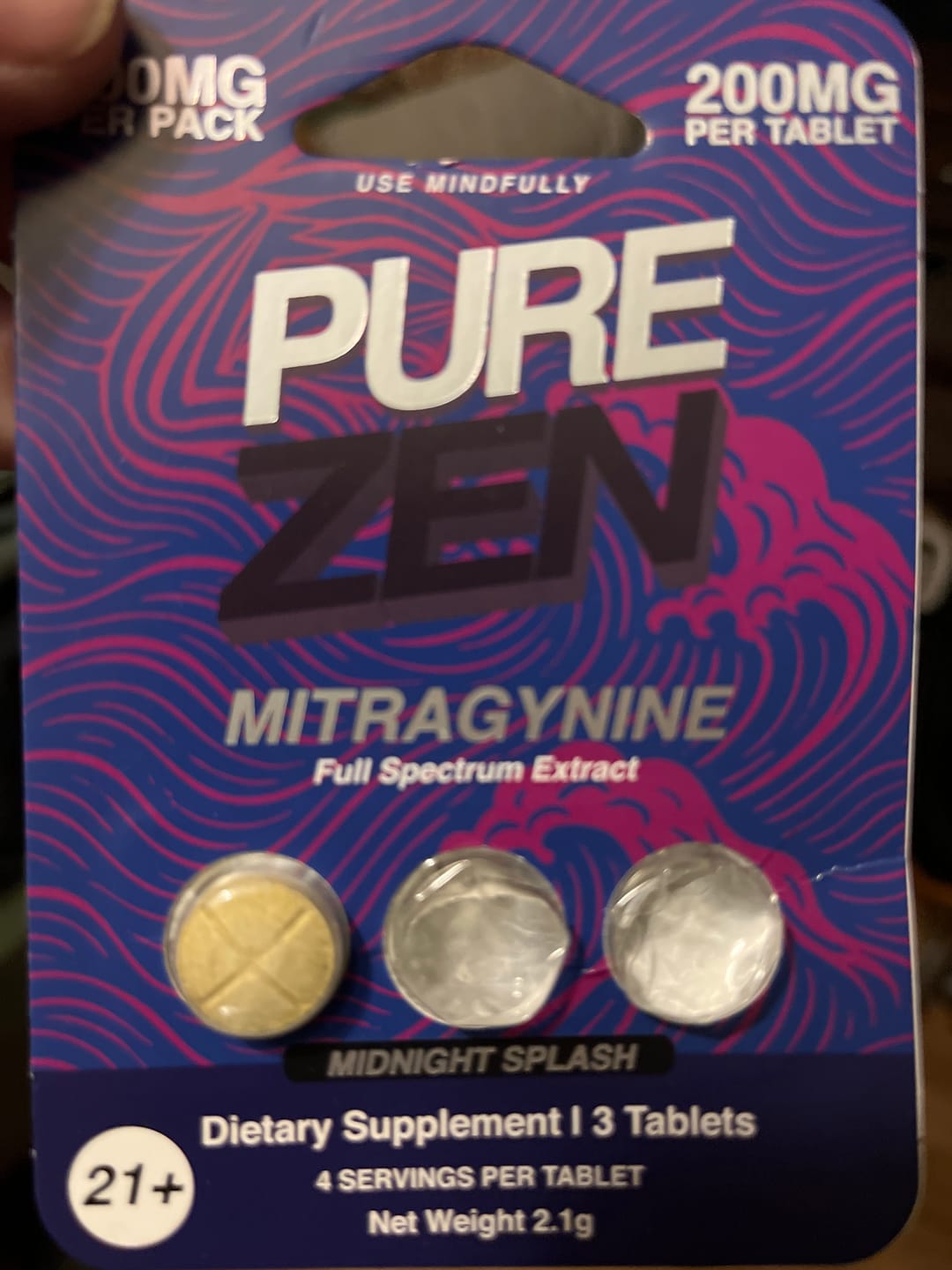 Customer photo review of PURE ZEN 200MG Extract (Midnight Splash)