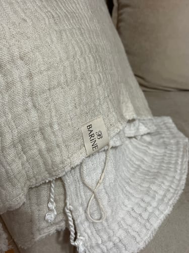 Customer photo review of Keten Karışımlı 2'li Peçete Beyaz