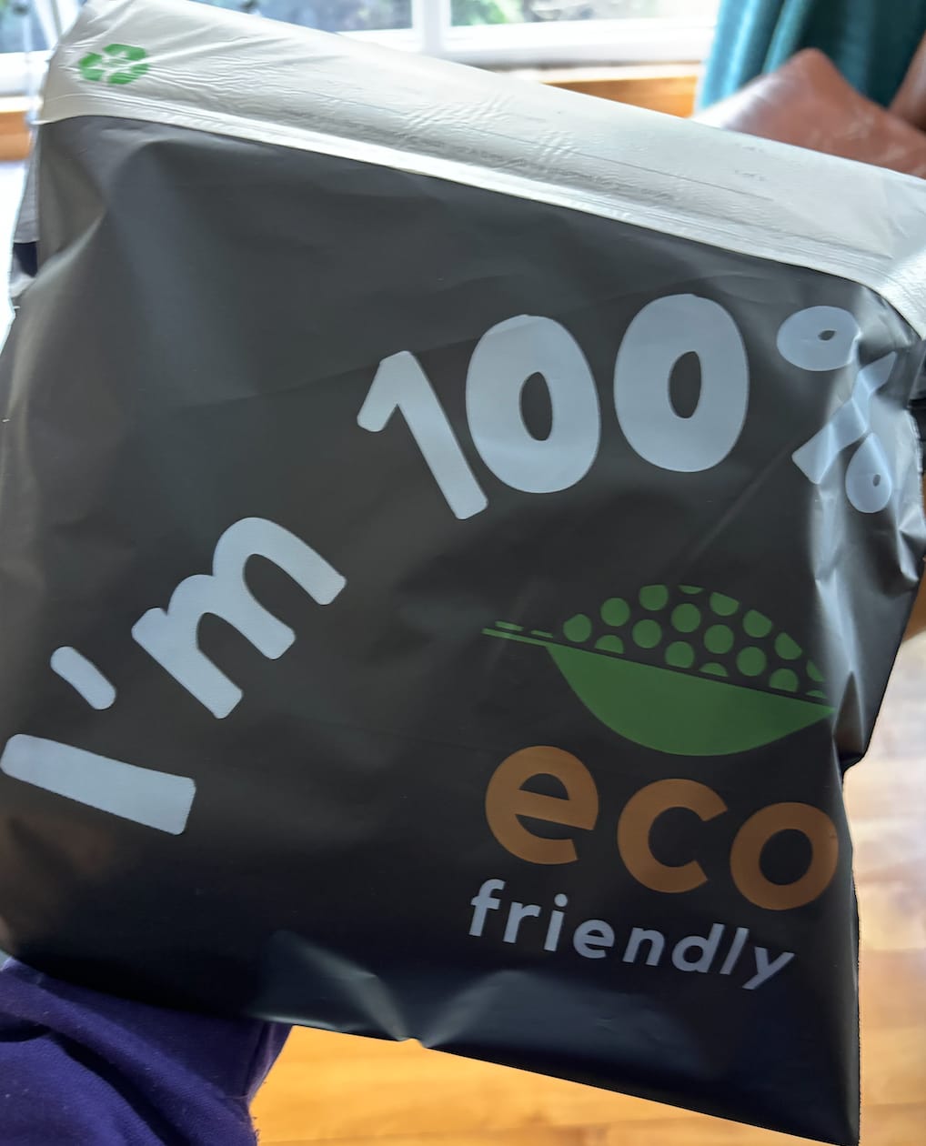 Customer photo review of Compostable Mailing Bags