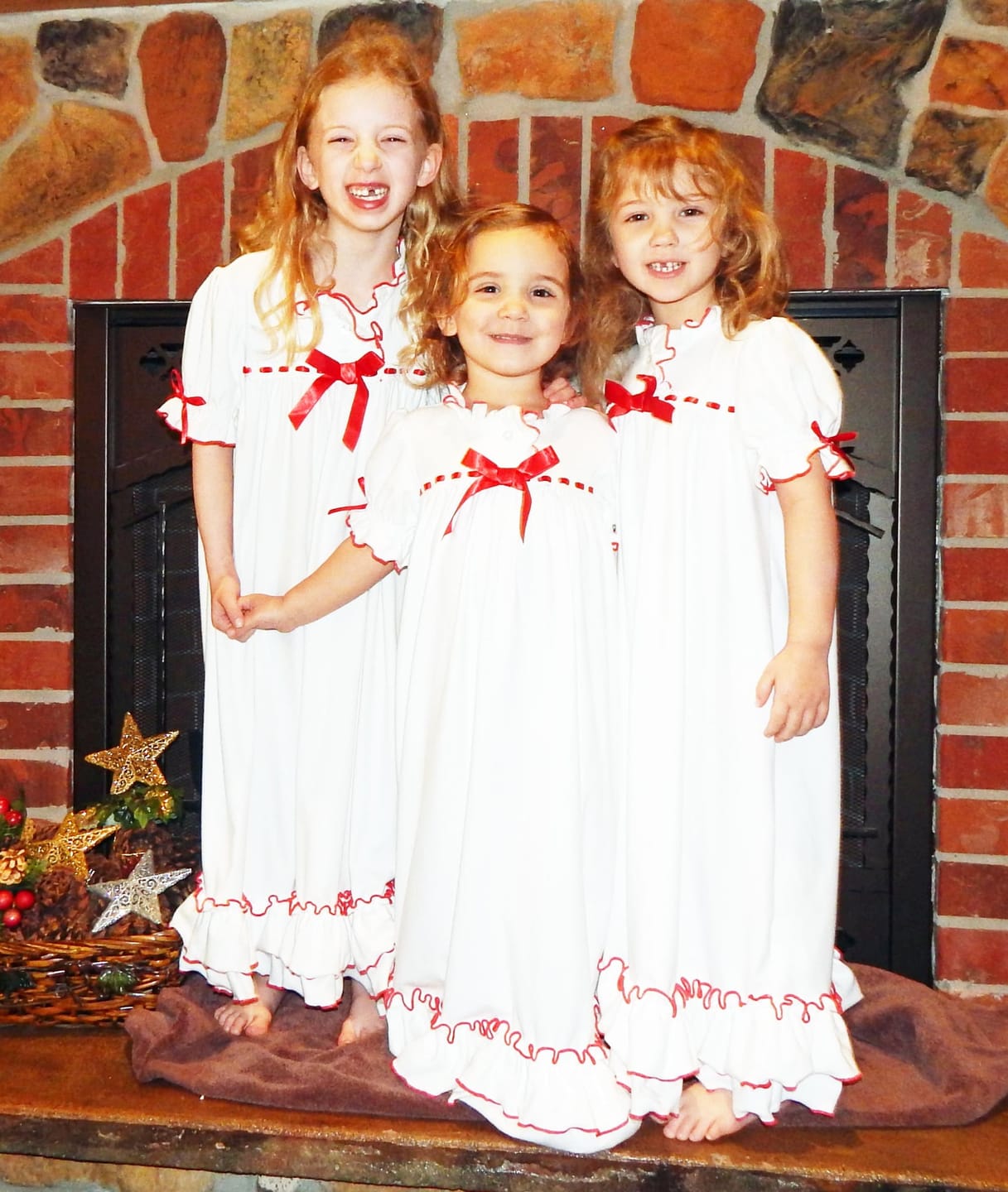 Customer photo review of The Original Clara Nutcracker Christmas Gown Short Sleeve in White