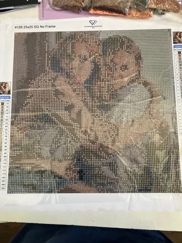 Customer photo review of Diamond Painting - Custom Photo