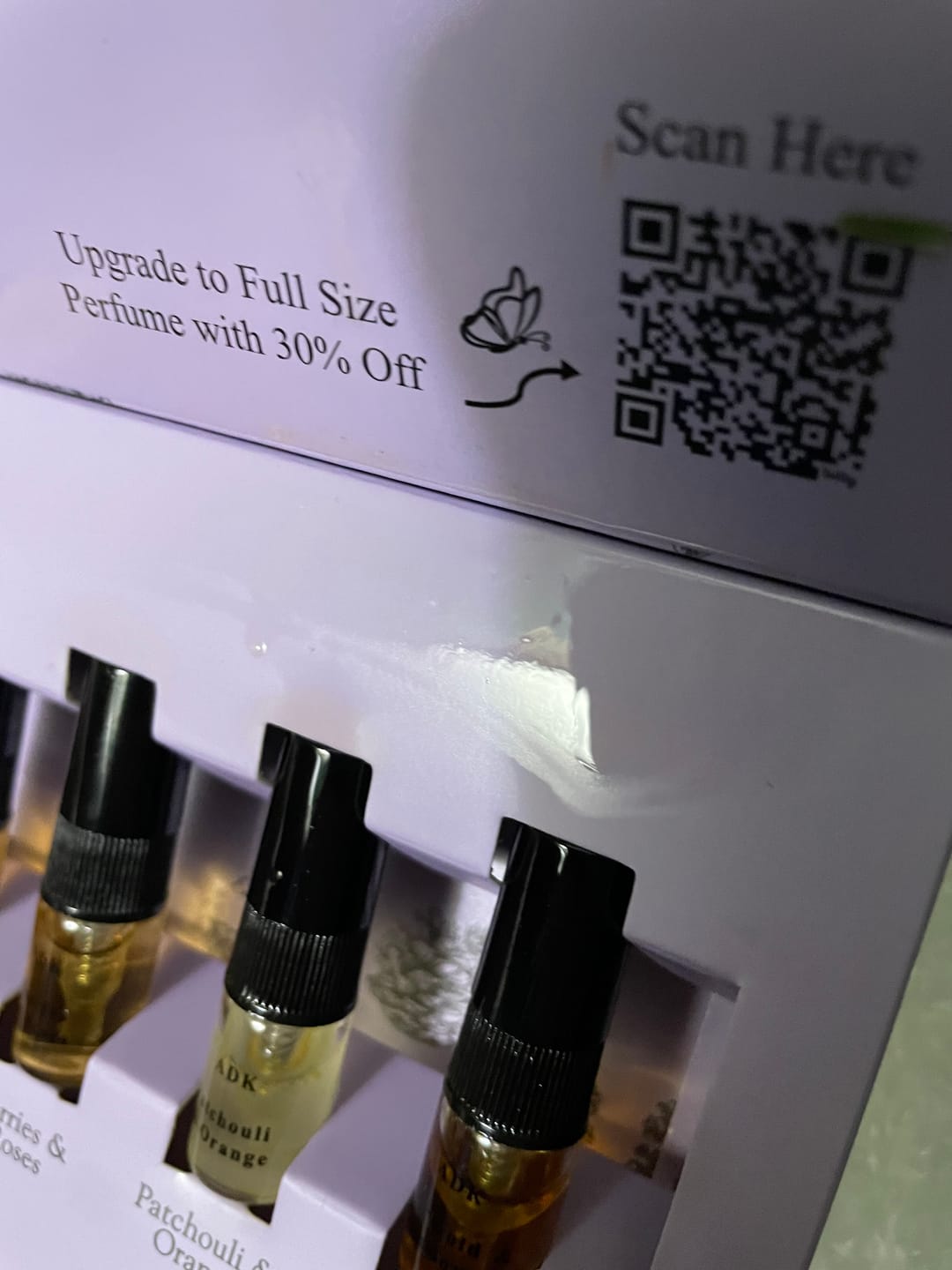 Customer photo review of Botanical Perfume Spray Discovery Set 0.07oz x 5
