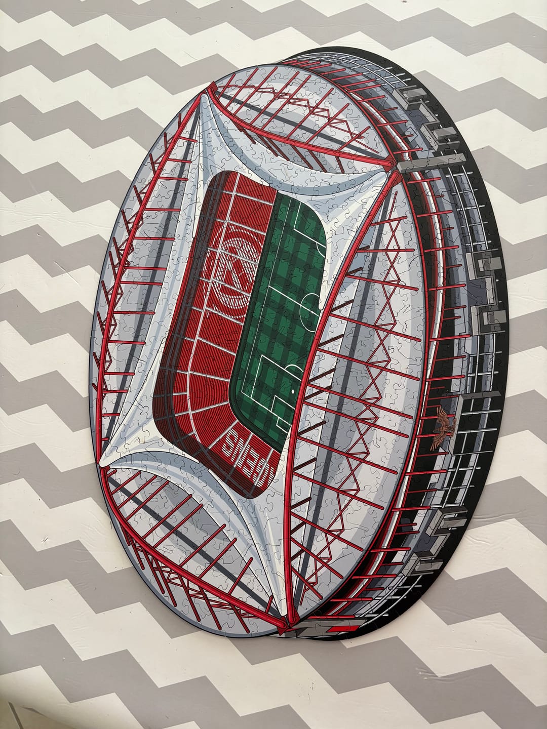 Customer photo review of Estádio do SL Benfica® - Puzzle en Bois