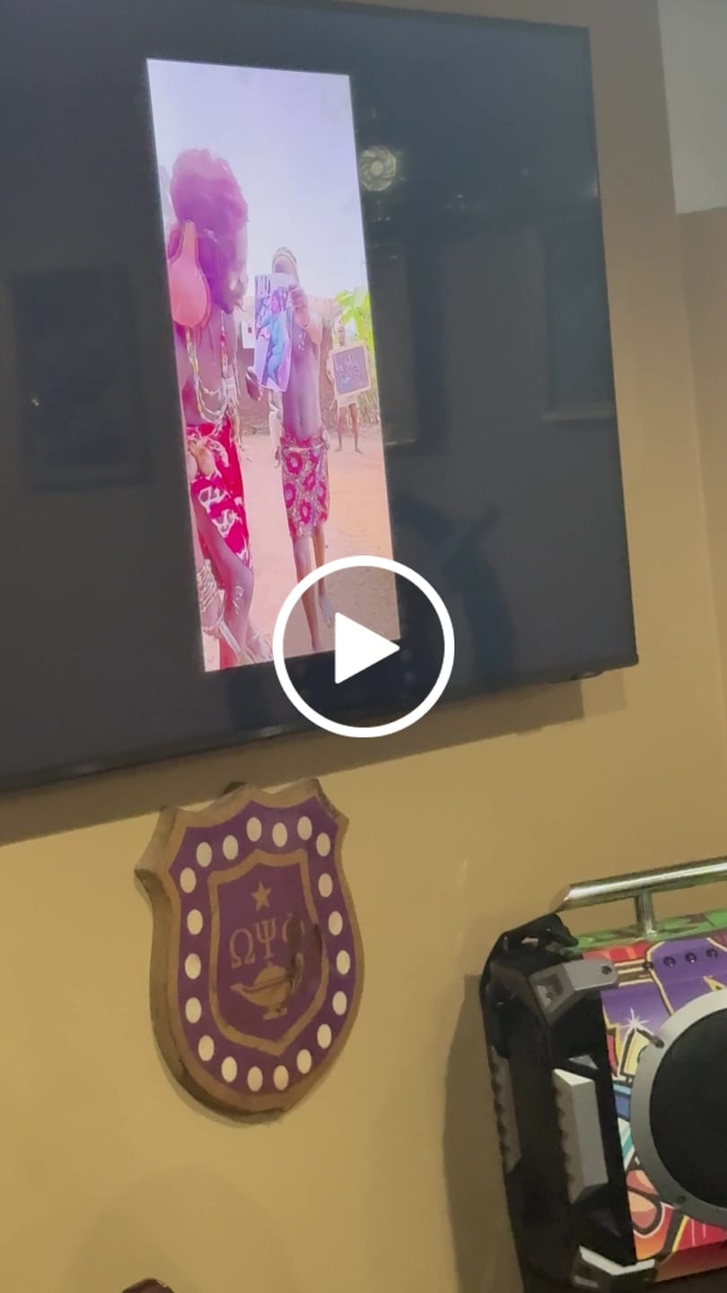 Customer video review of Greeting Video from Africa